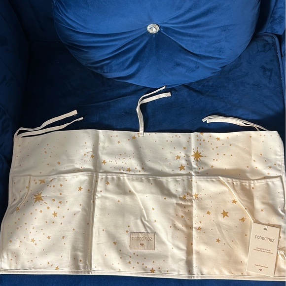 Merlin Crib Organizer off white with gold stars - Picture 3 of 4